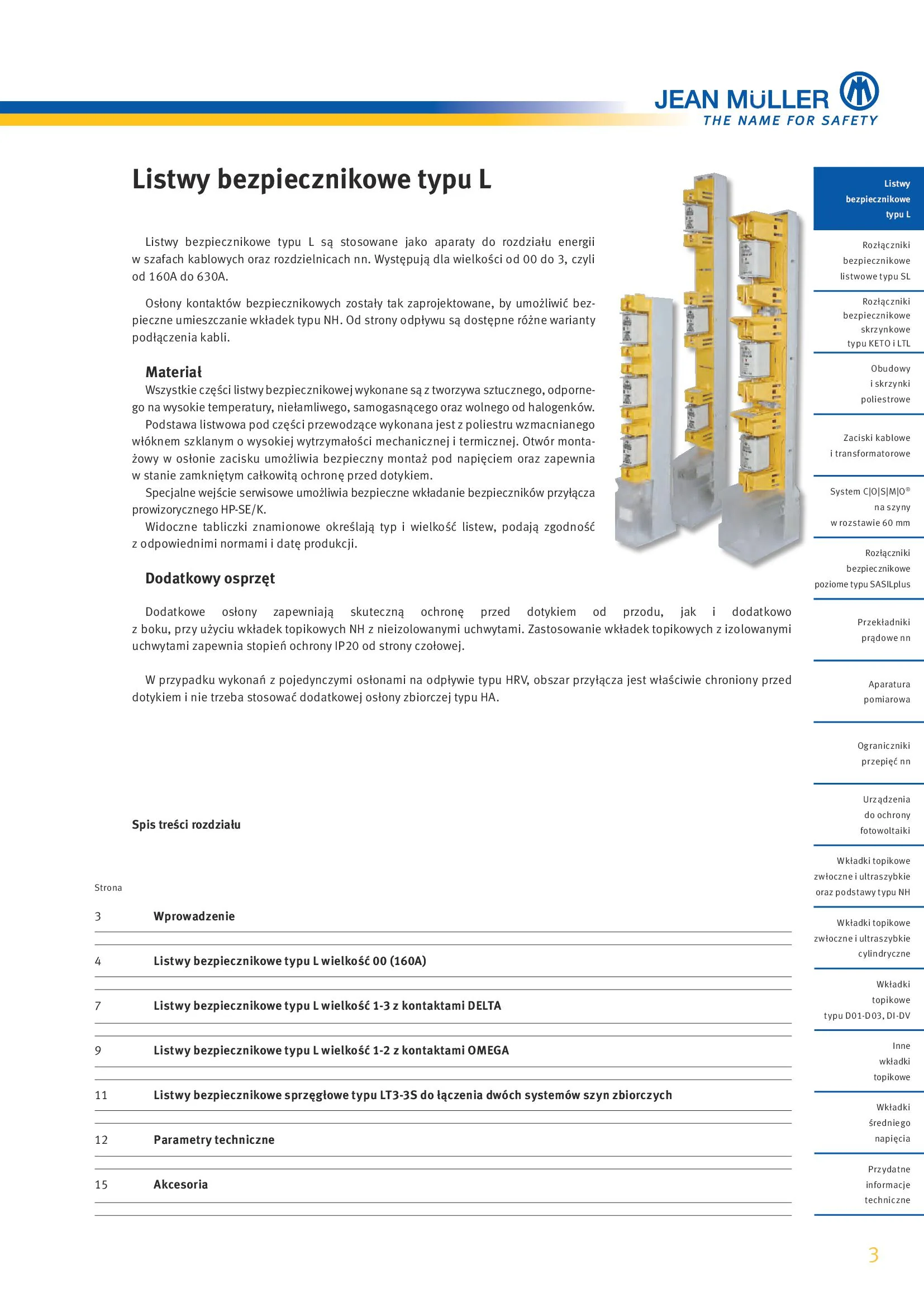 JEAN_Catalog_Listwy bezpiecznikowe typu L